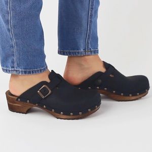 Sanita Kristel Black Clogs Mules
